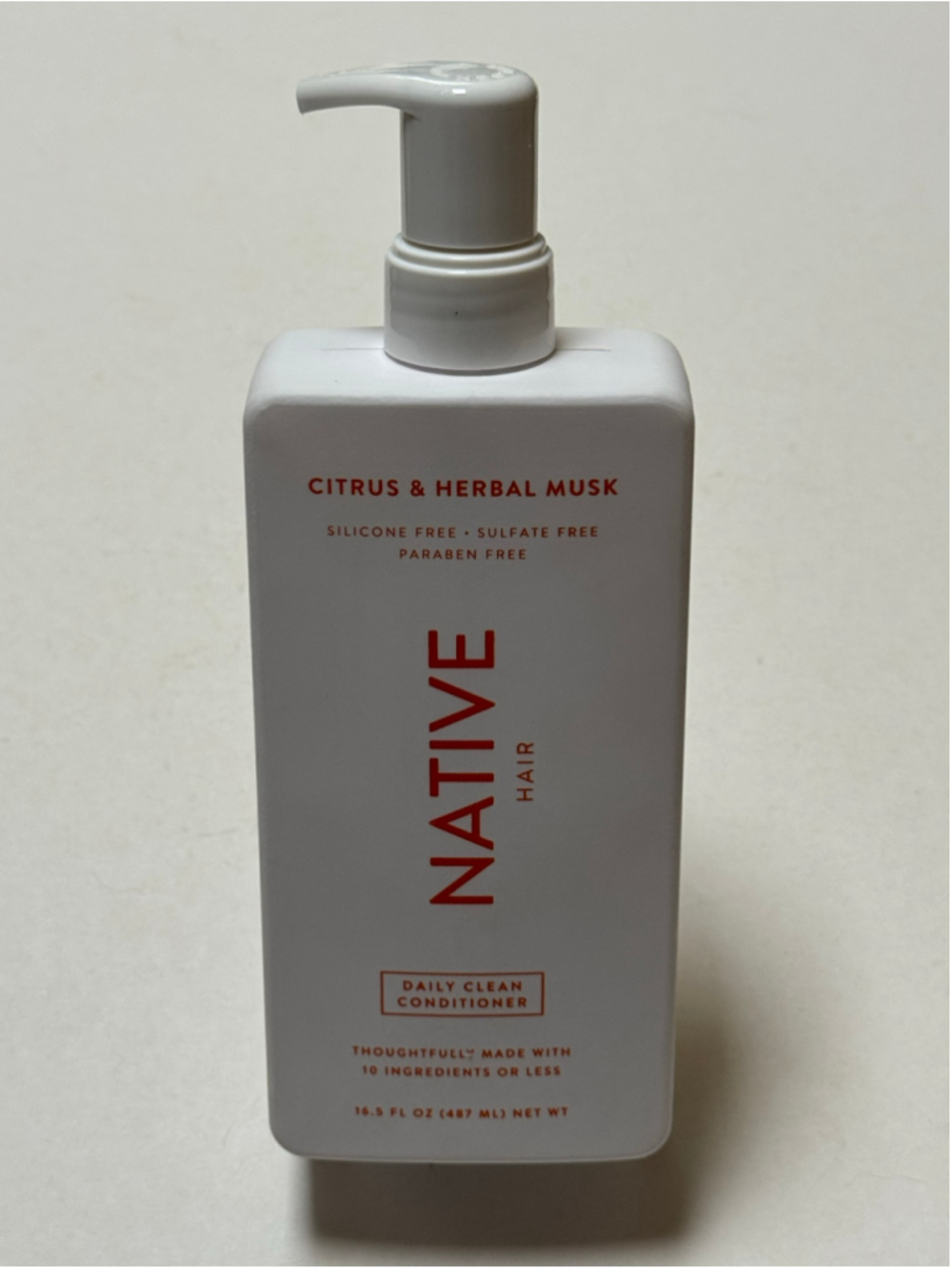 Native Hair Citrus & Herbal Musk Daily Clean Conditioner NEW